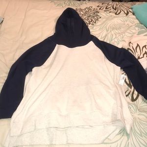Blue & grey hoodie